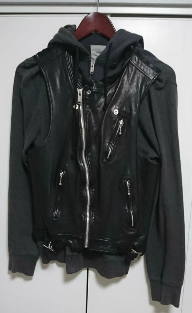 undercover ライダースレイヤードパーカ - undercoverism