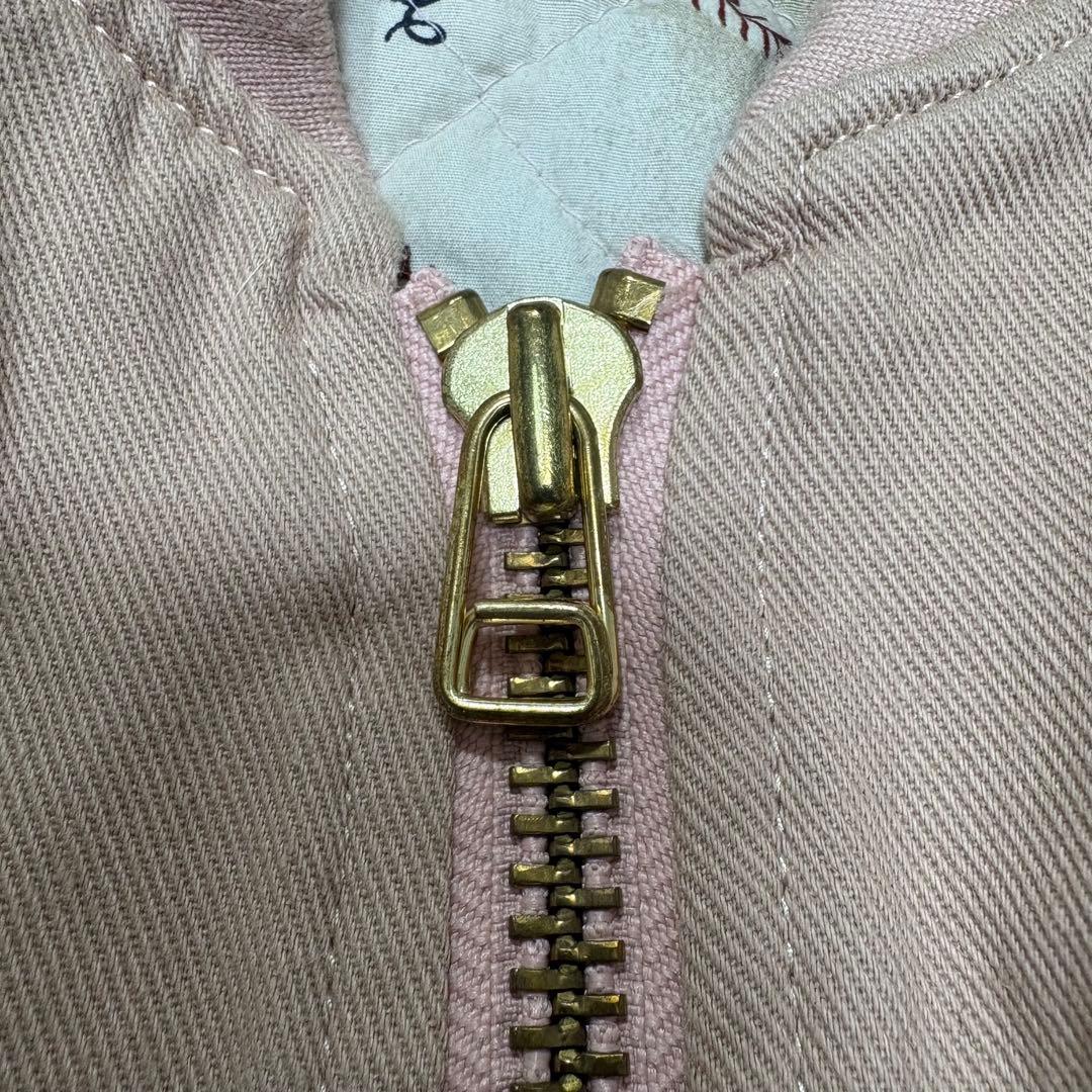 カールヘルム ピンクハウス MA-1 キルティング 中綿 野球 ピンク M