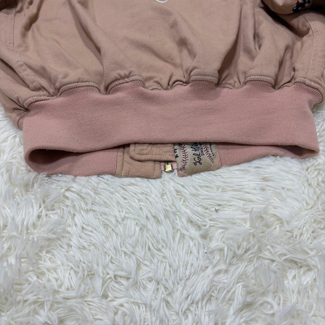 カールヘルム ピンクハウス MA-1 キルティング 中綿 野球 ピンク M