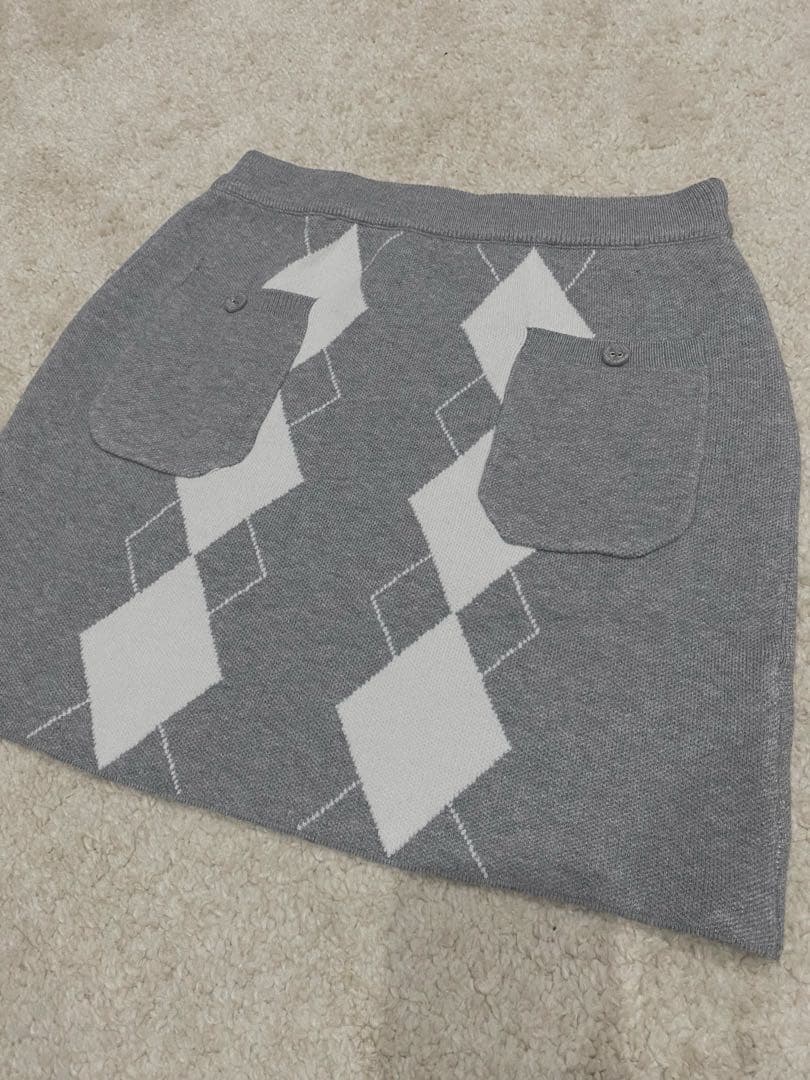 tana様専用❣️ Argyle ribbon knit set up - メルカリ