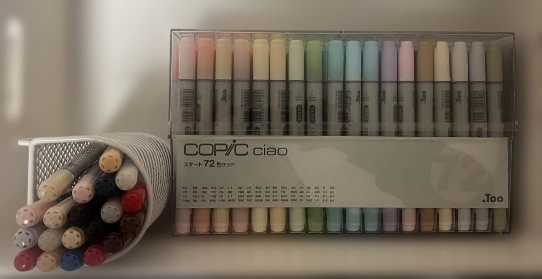 COPIC Ciao 72色セット+20本