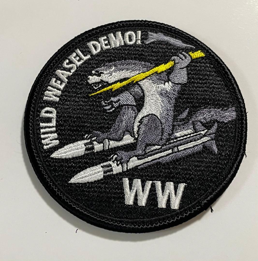 アメリカ空軍 三沢基地ワイルドウィーゼルパッチ ワッペン 自衛隊