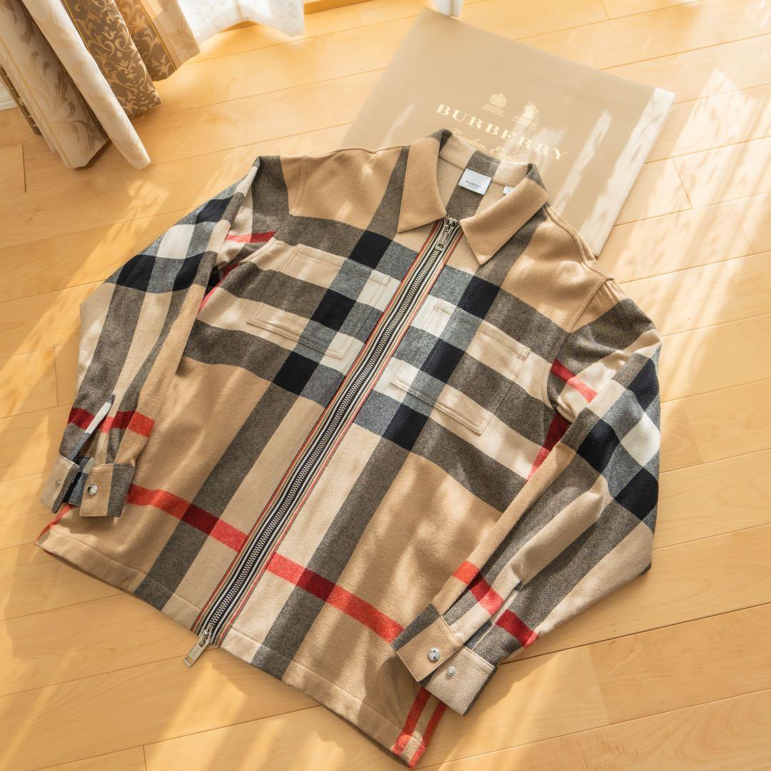 【美品】☆高級品・レア☆バーバリー☆ ノバチェックジップアップジャケット☆