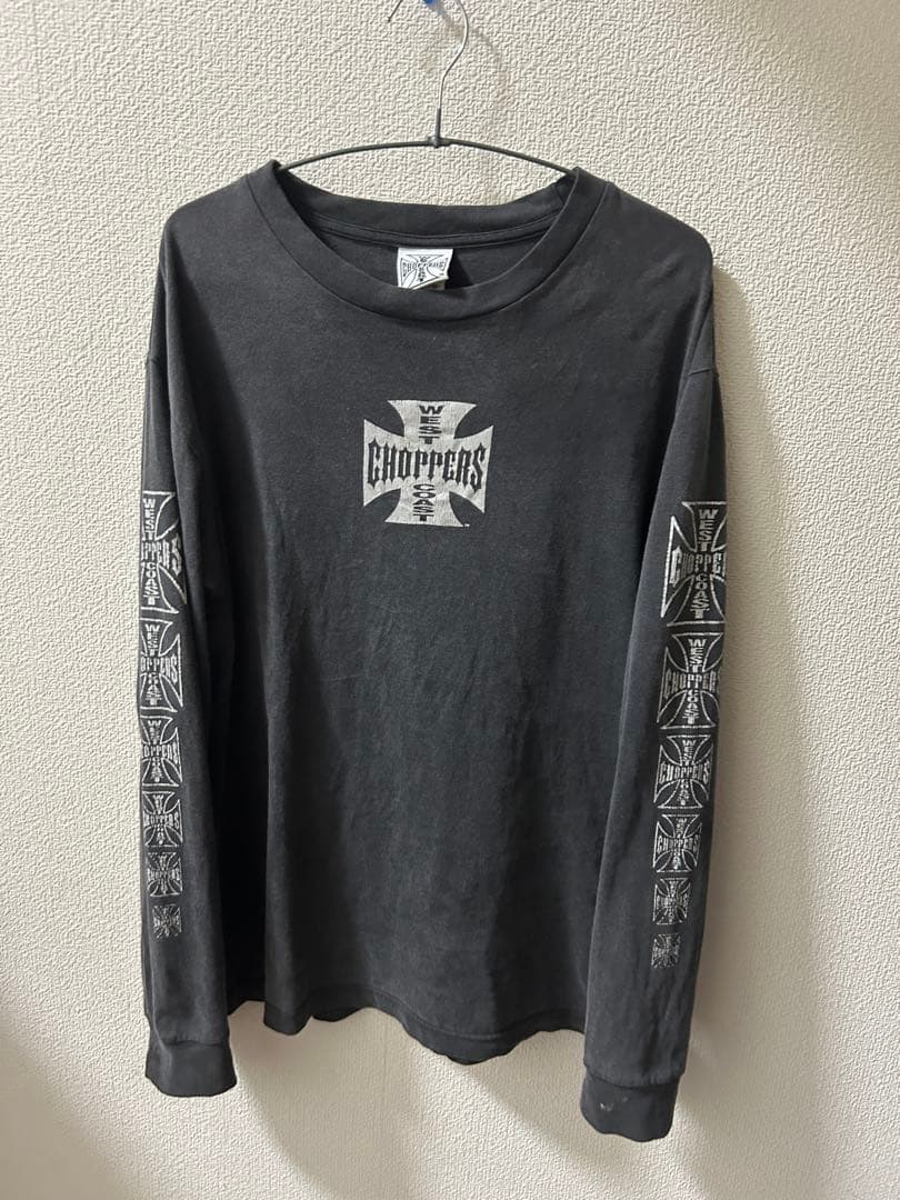 m*n様 west coast choppers ロングTシャツ M ブラック9