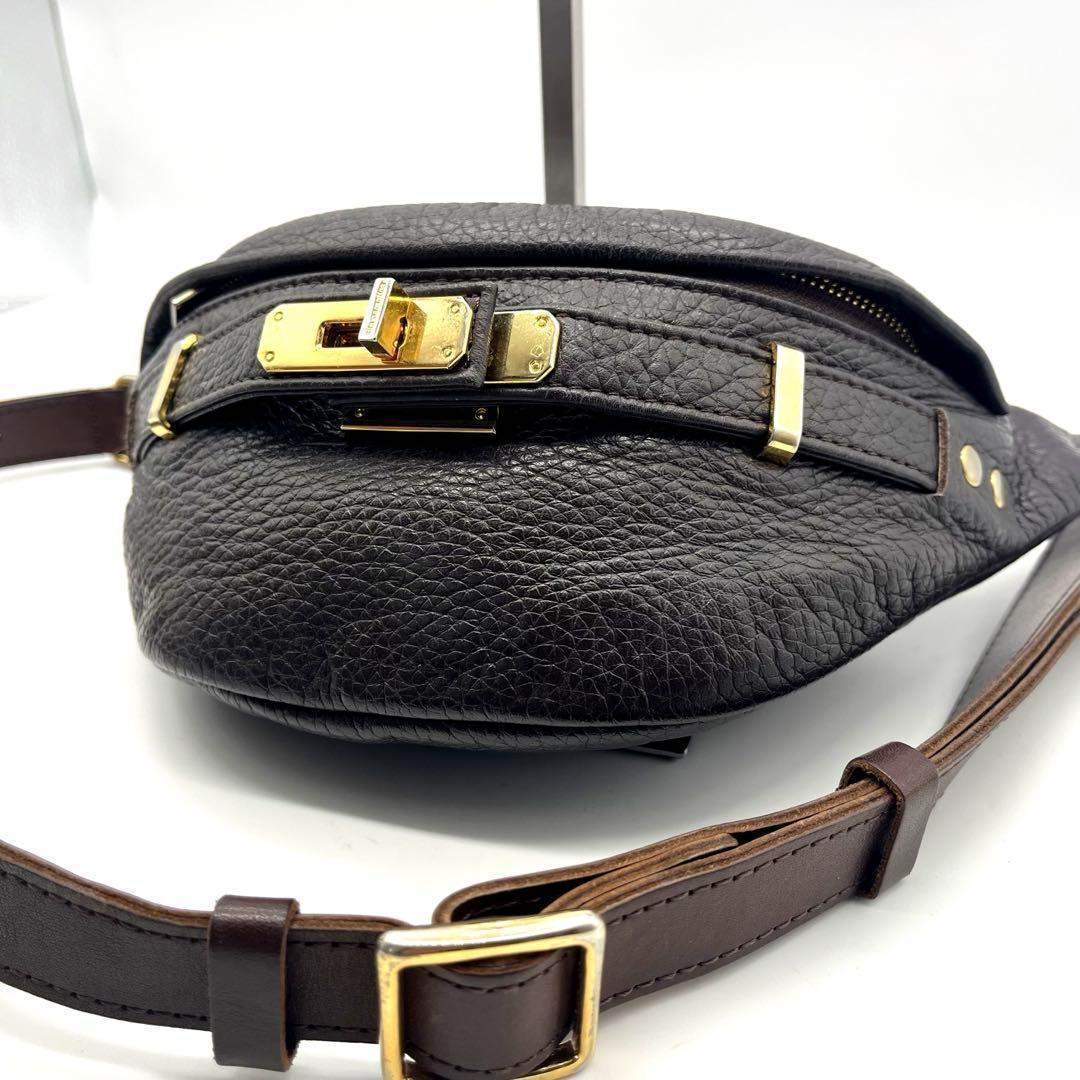 sita parantica ボディバッグ ウエストポーチ レザー ブラウン