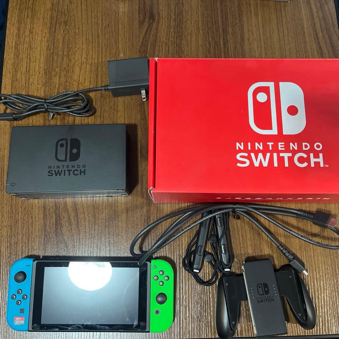 Nintendo Switch本体 付属品完備 SDカードおまけ付