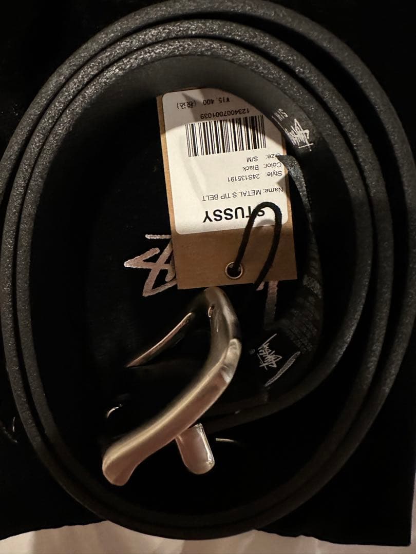 stussy METAL S TIP BELTブラック - メルカリ