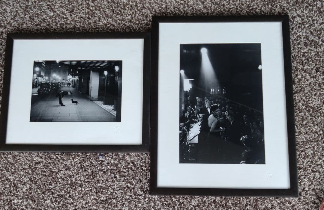 ロンドン　THE CONRAN SHOP　モノクロアート　フォト2枚セット