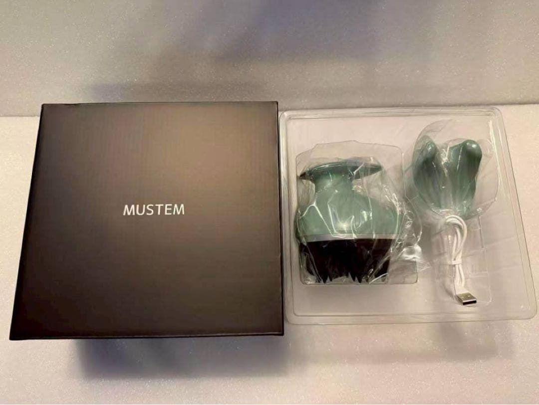 MUSTEM 美顔器 グリーン USB充電式
