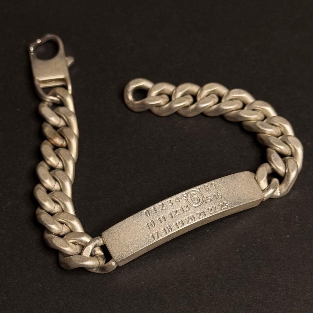 MM6 Maison Margiela （本体のみ)シルバーチェーンブレスレット