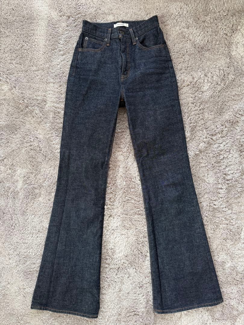 ［美品］moussy mvs FLARE(L) ワンウォッシュ　24インチ