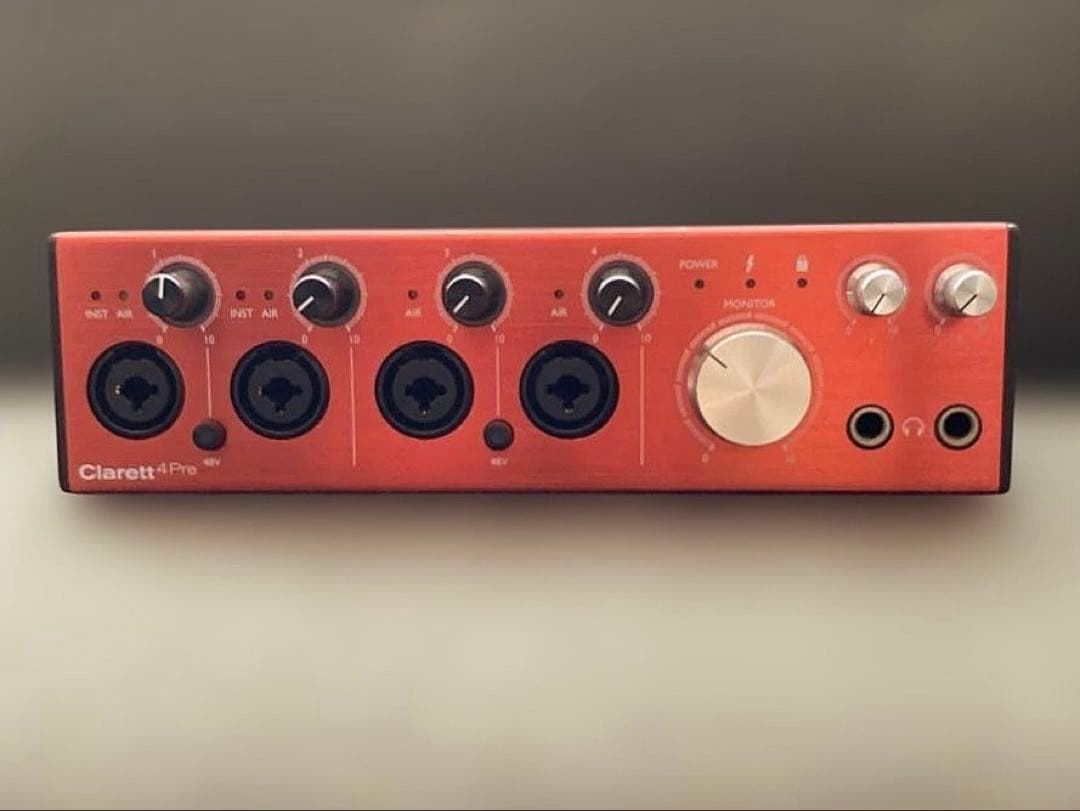 Focusrite Clarett 4 Pre 【訳あり、ジャンク扱い】 Focusrite Clarett+ 4 Pre audio interface - buy online | USA