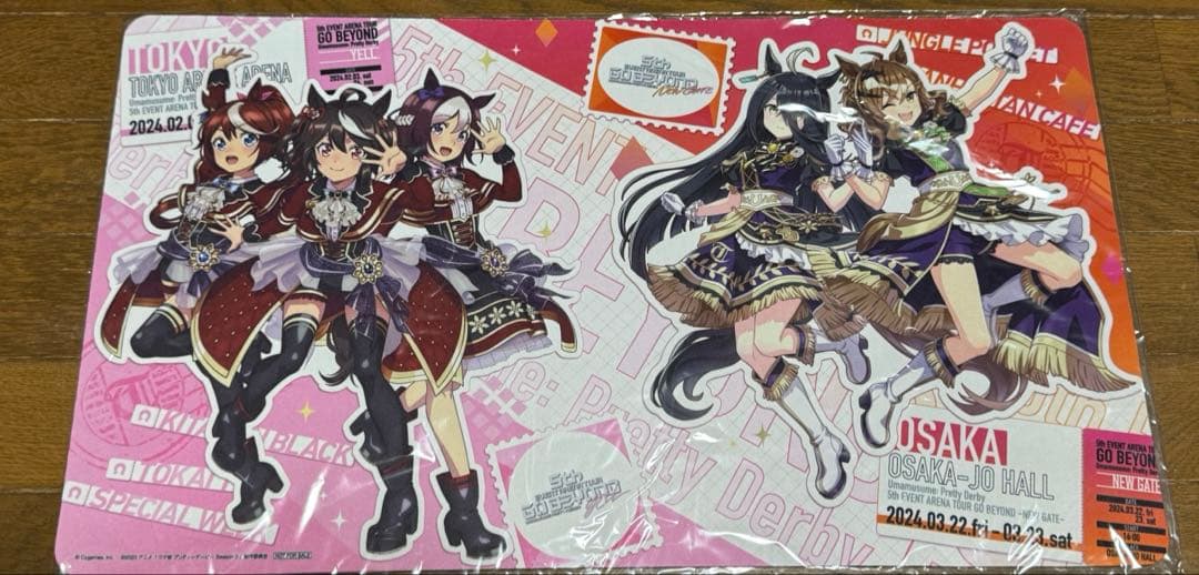 ウマ娘 5th YELL NEW GATE CyStore特典マルチプレイマット ウマ娘 プリティーダービー 5th EVENT ARENA TOUR GO BEYOND -YELL