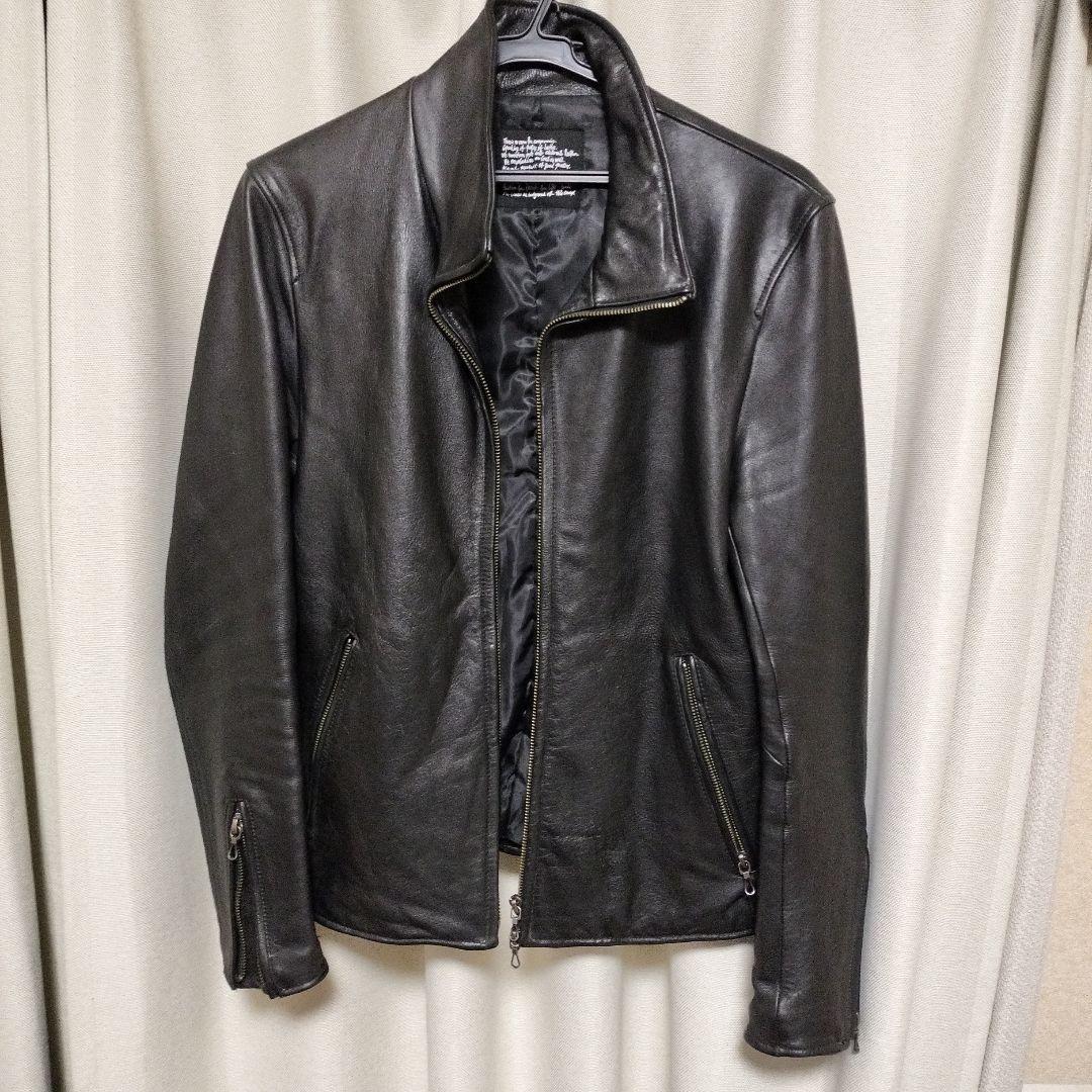 nano universe ライダースレザージャケット NUC03LO363CL