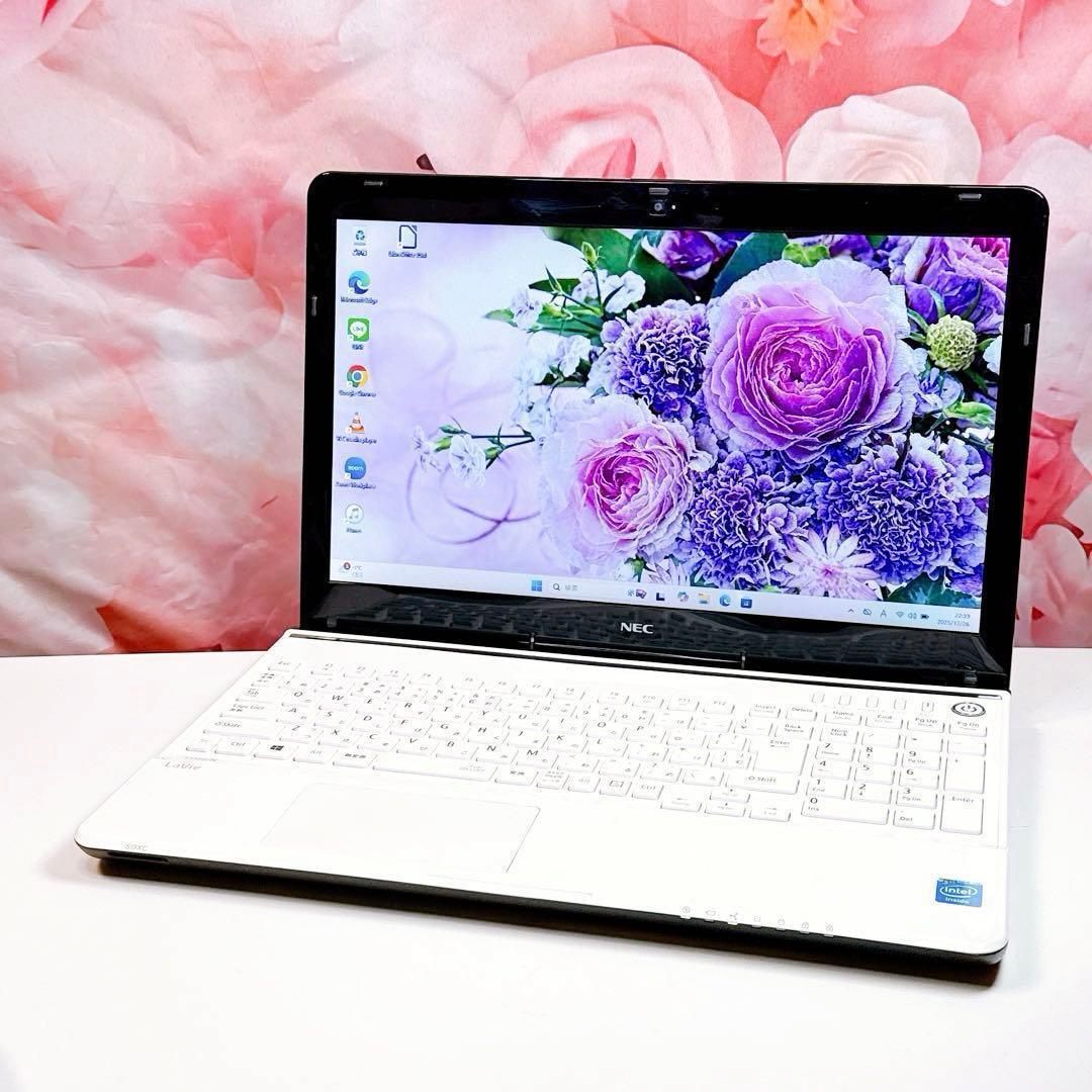 windows11✨新品快適SSD✨カメラ付ノートパソコン オフィス 薄型