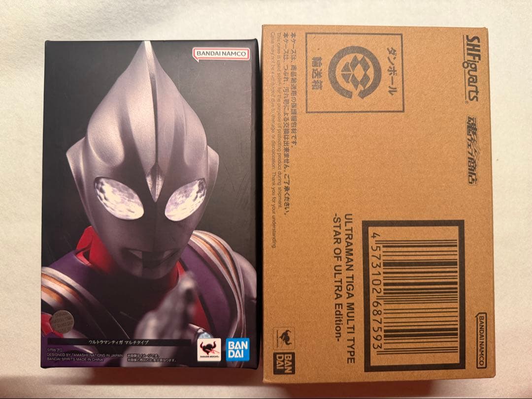 真骨彫製法　ウルトラマンティガ　再販版＆ウルトラの星 Edition Amazon | TAMASHII NATIONS S.H.フィギュアーツ ウルトラマンティガ