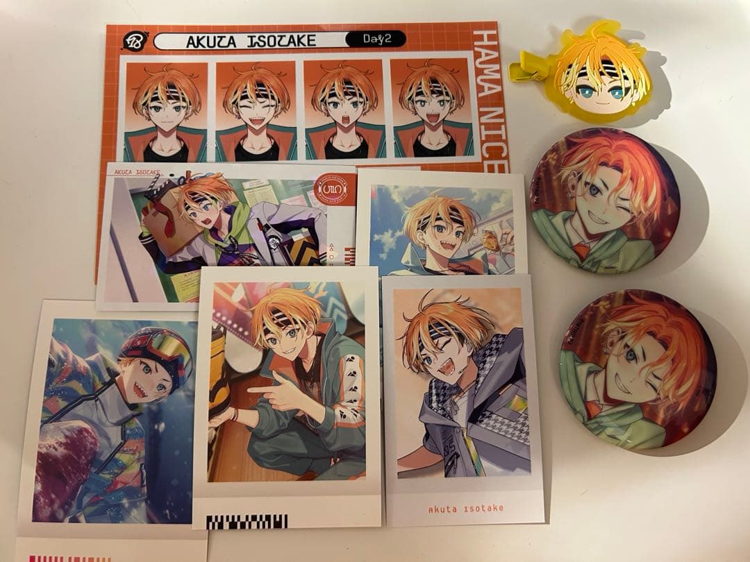 エイトリ 五十竹あく太 みにコレ 缶バッジ ぱしゃこれ 証明写真 特典