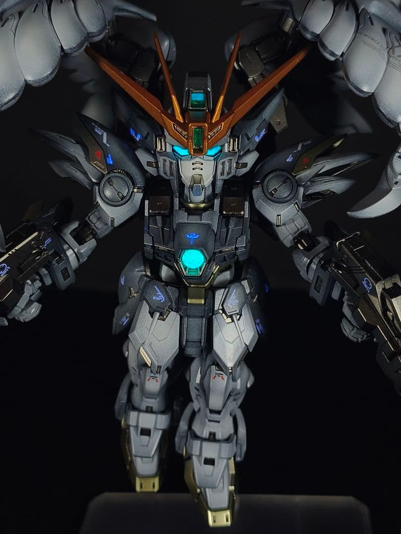 MGSD ウイングガンダムゼロ EW スノーホワイトプレリュード 全塗装完成