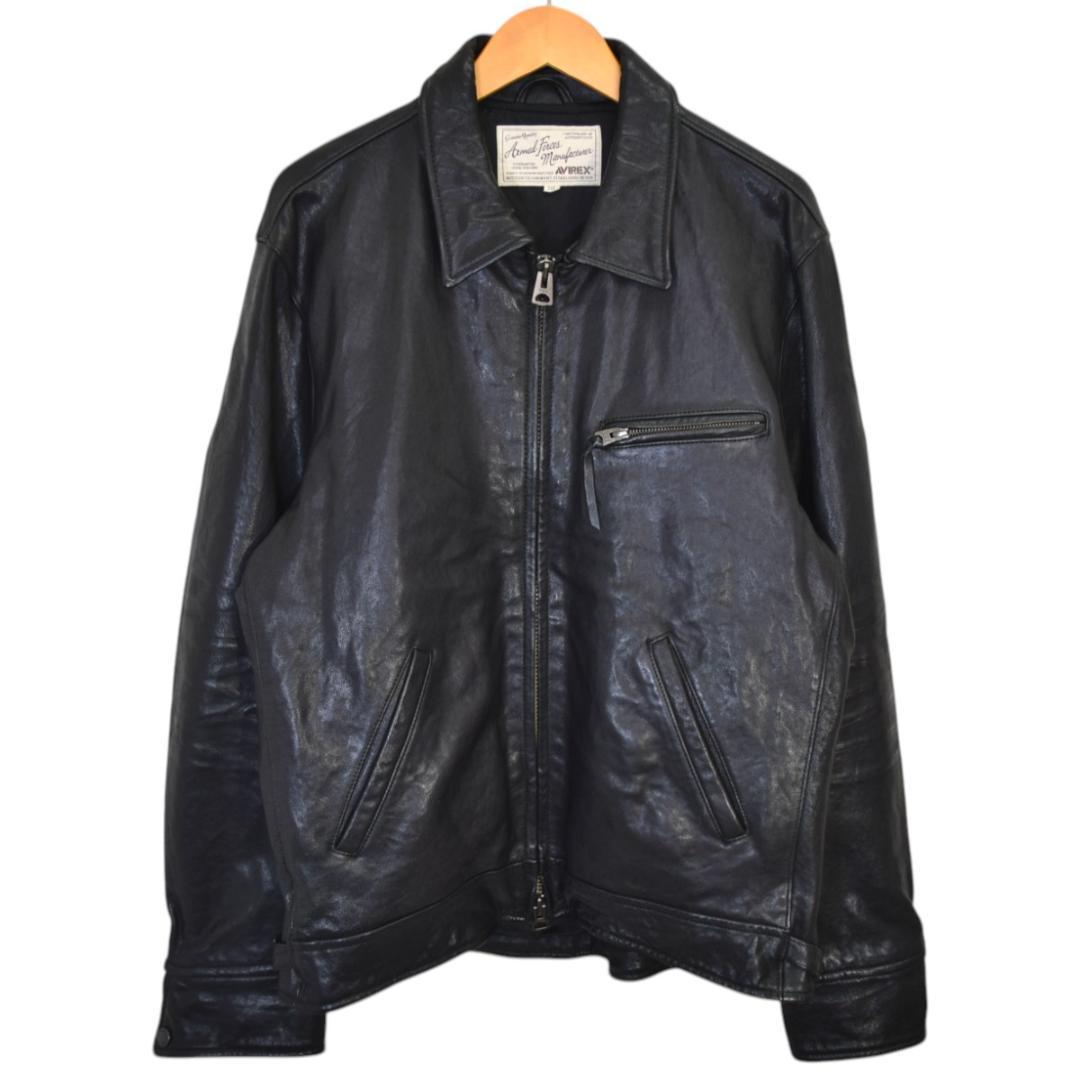 アビレックス AVIREX TRUCKER JACKETS レザージャケット