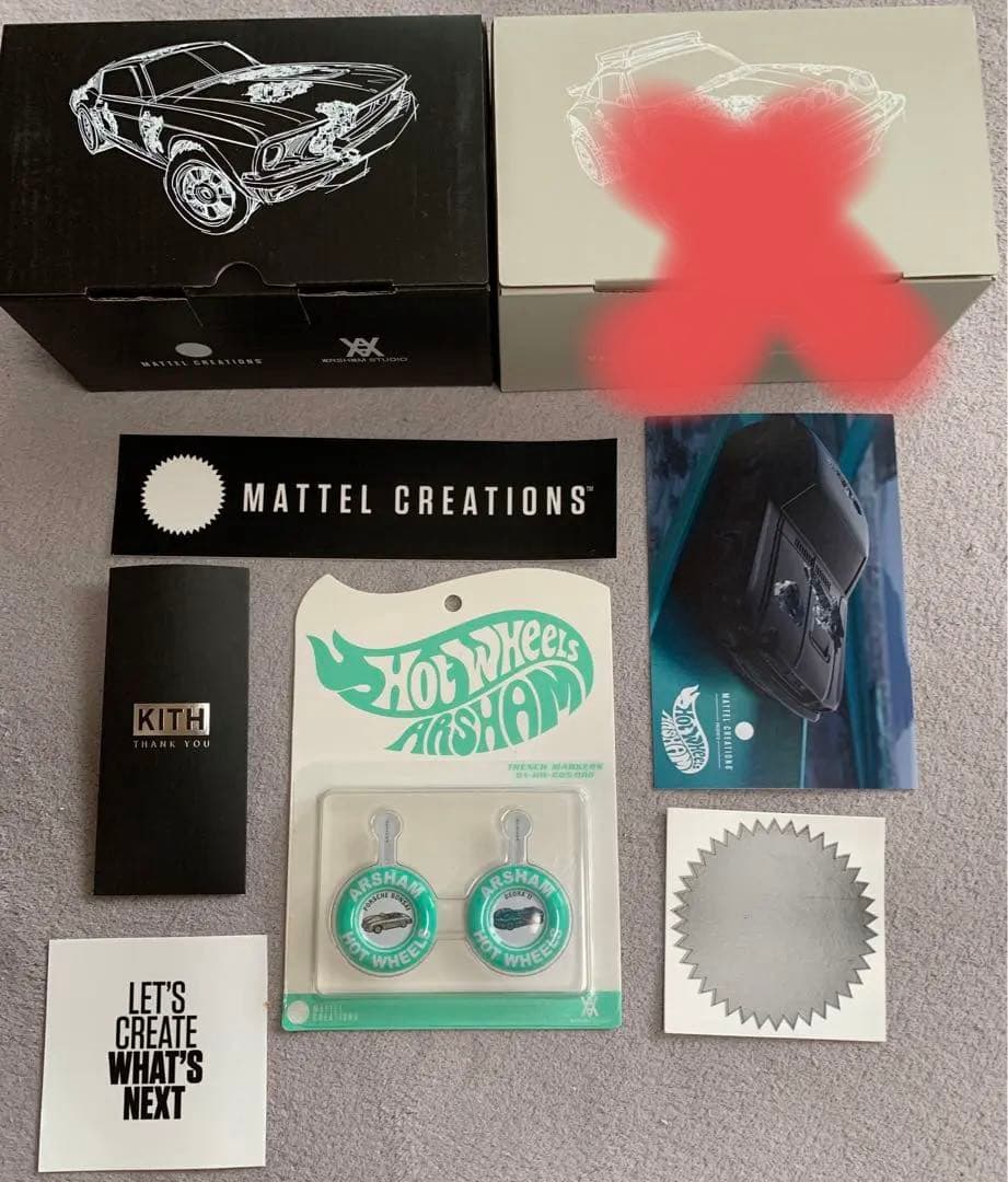 ミニカー safari Hot Wheels x Daniel Arsham Lap 4