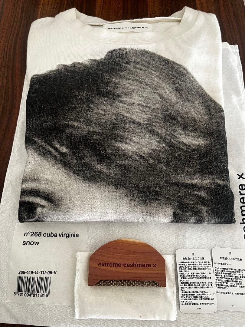 希少ロンハーマン新作☆extreme Cashmereキューバ プリントニットT