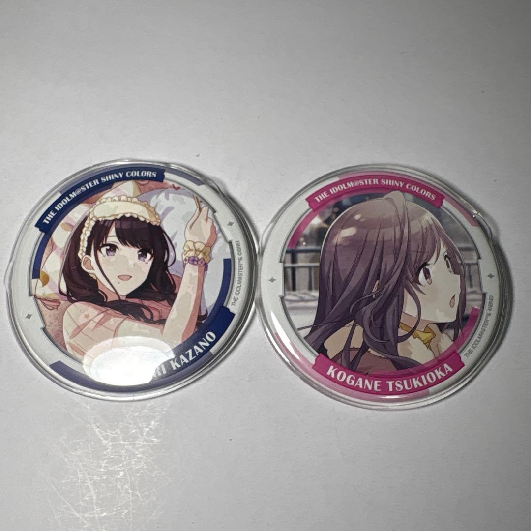 シャニマス 抽選くじ c賞 缶バッジ 風野灯織 月岡恋鐘 アイドル