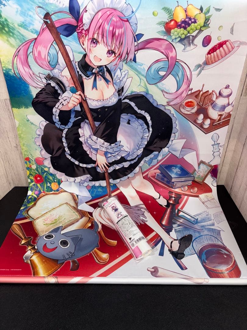 ホロライブ 湊あくあ タペストリー スターターグッズ ミニタペストリー