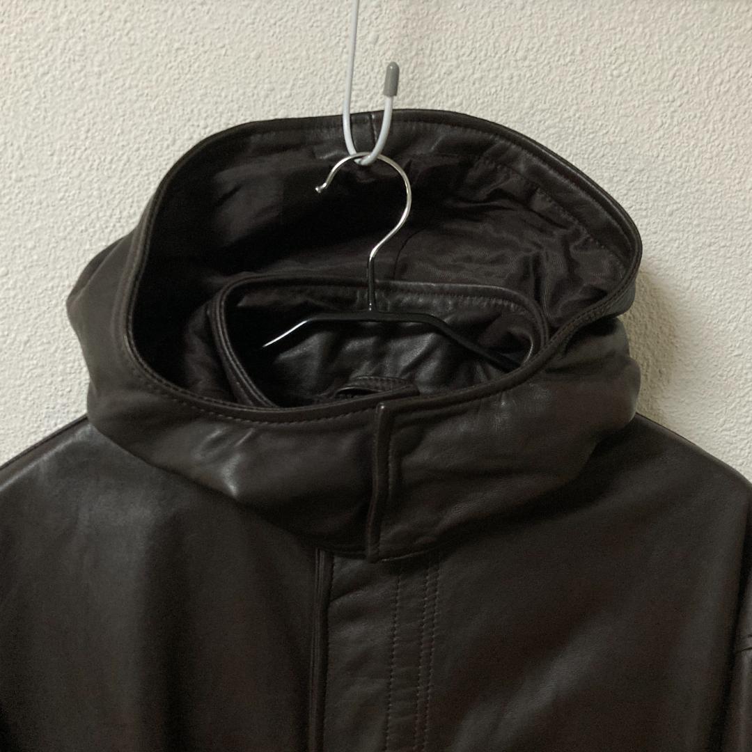 STUDIO NICHOLSON スタジオニコルソン ZARA レザーパーカーM - メルカリ