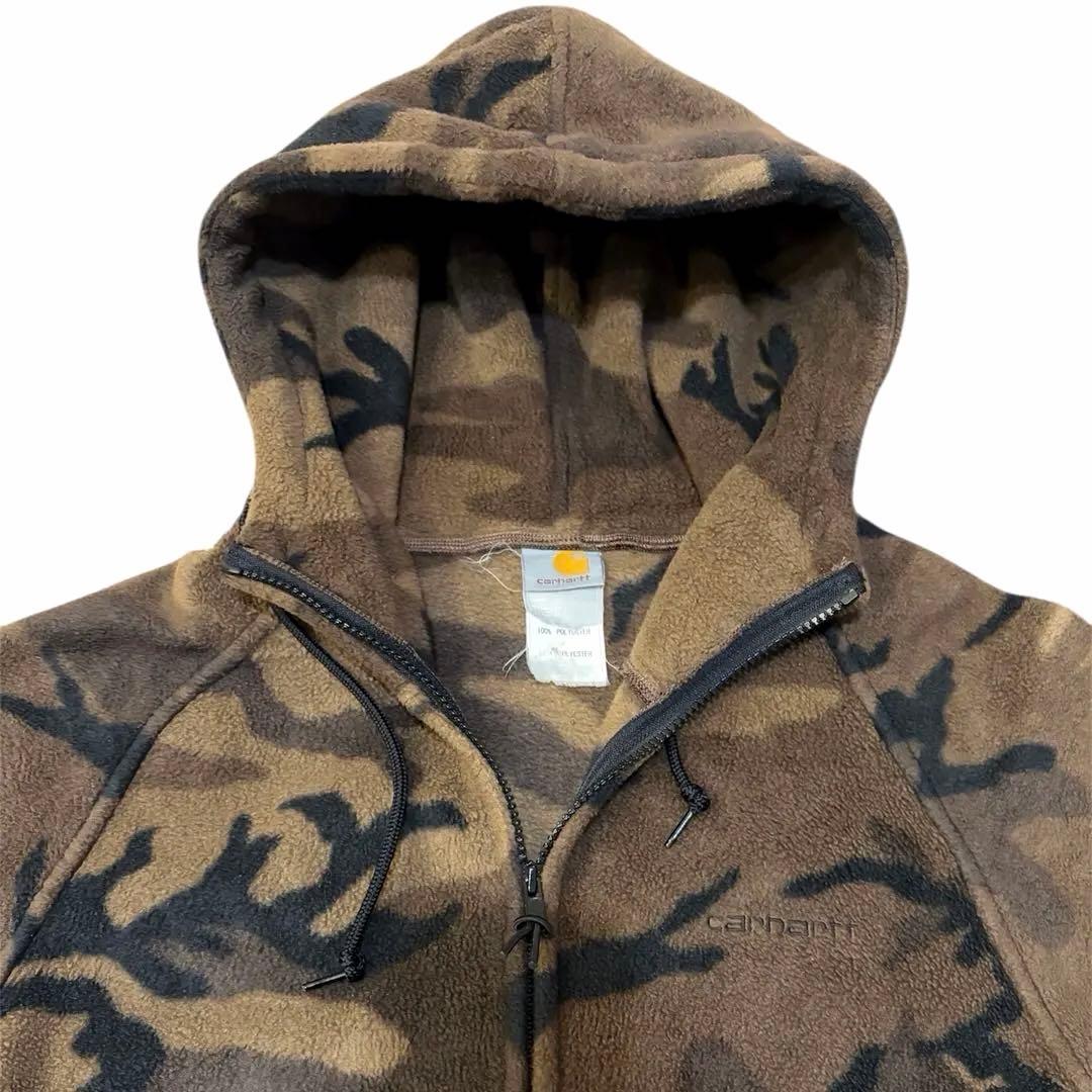 希少Carhartt カーハートフリース迷彩ハンターカモ神サイズMシュプリーム