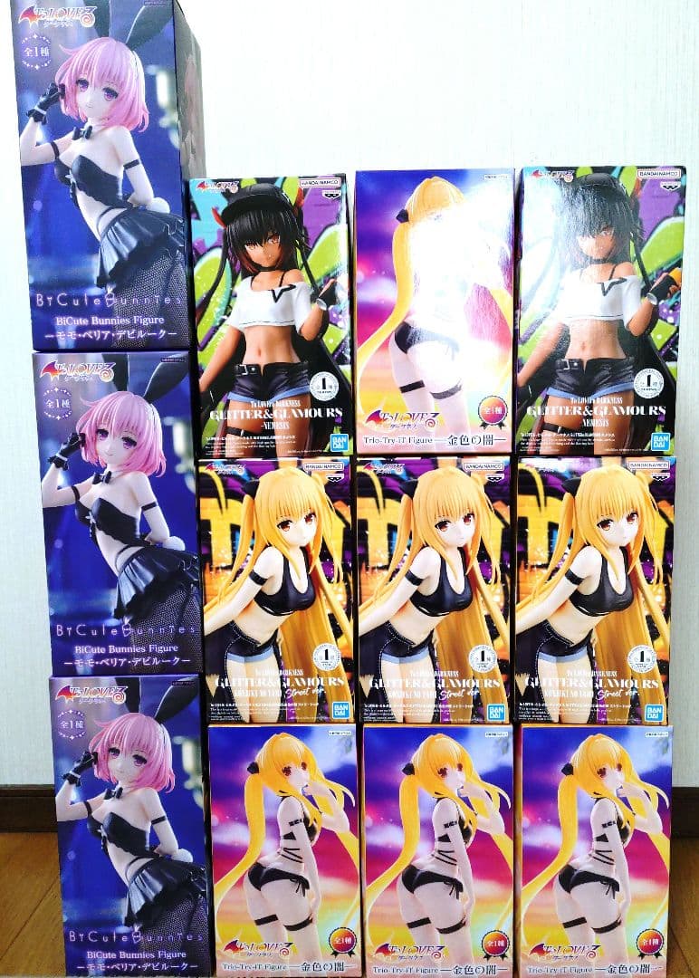 ToLOVEる　フィギュア12体セット 金色の闇　ネメシス　モモ