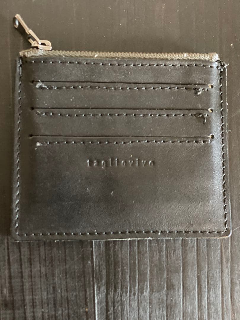 saivava　tagliovivo　ブラックレザーカード&ケース