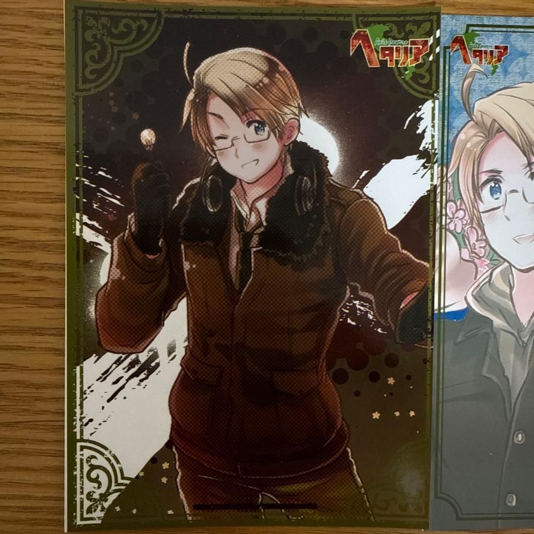 ヘタリア アメリカ 原作絵 ブロマイド 日丸屋秀和 2点セット - メルカリ