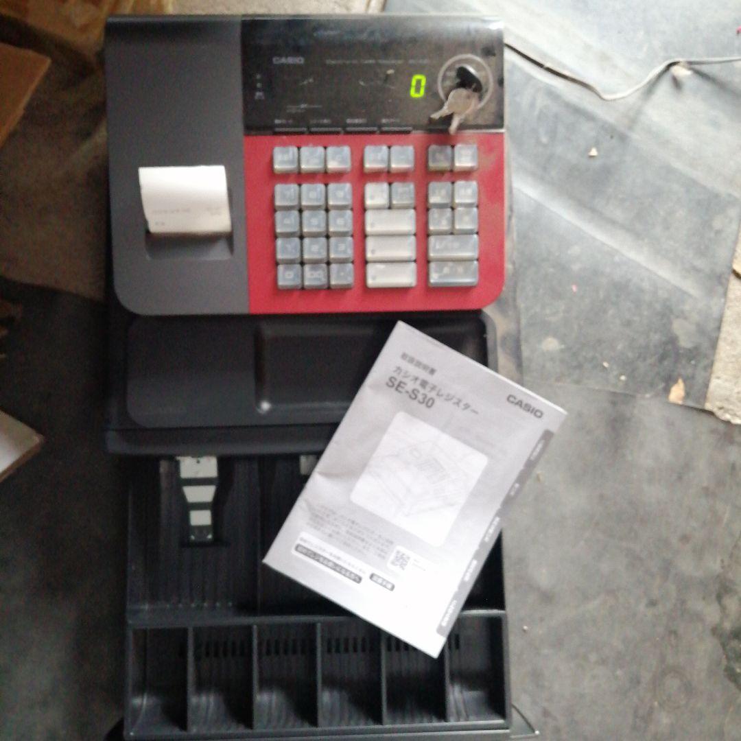 CASIO レジスター レッド/ブラック