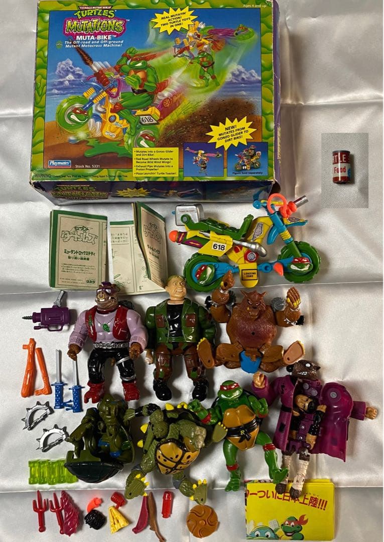 ミュータントタートルズ　フィギュア　まとめ売り ミュータントタートルズ フィギュア 昔集めたコレクション品、眠らせた