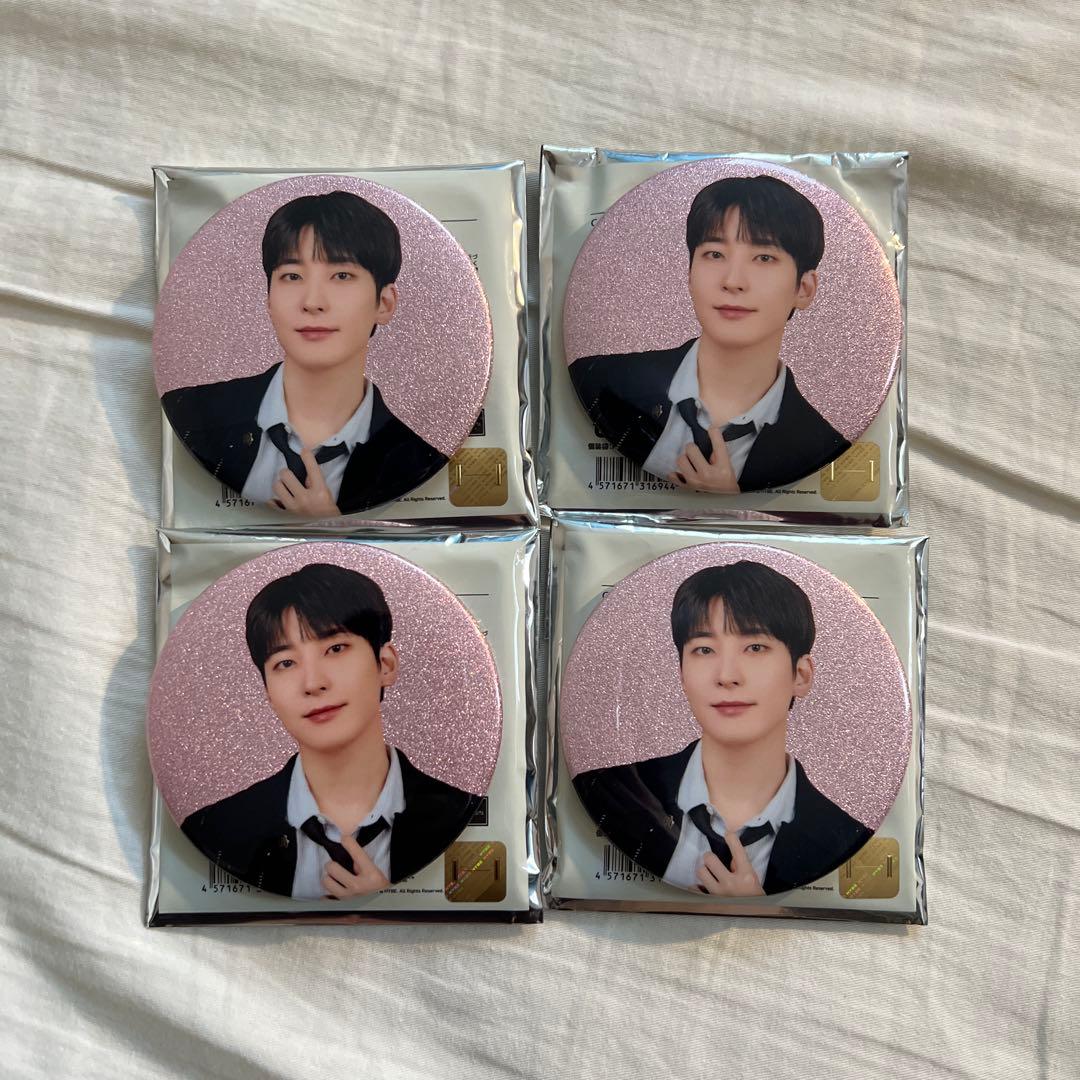 seventeen holiday 缶バッジ 缶バッチ ウォヌ 4個