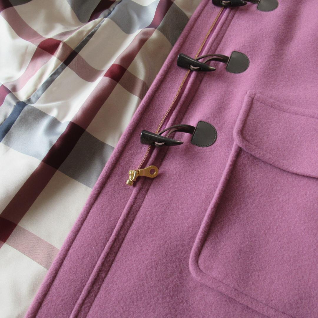 ブルーレーベルクレストブリッジ新品ピンク バイルメルトンダッフル