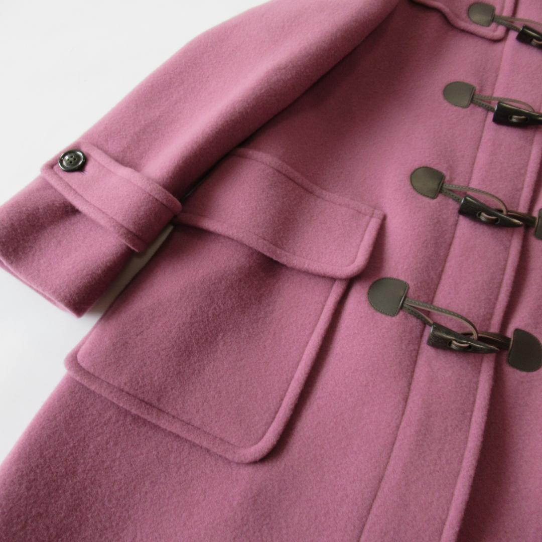 ブルーレーベルクレストブリッジ新品ピンク バイルメルトンダッフル