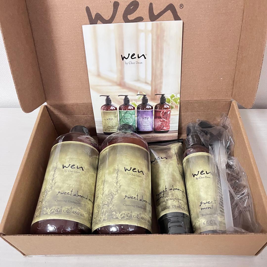 ウェン◆クレンジングコンディショナー、リペアリングジェル、アーモンド