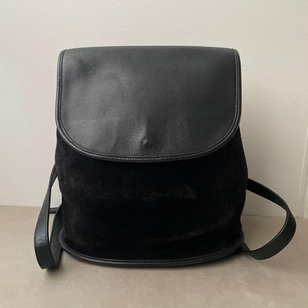 【廃盤】オールドコーチ クラブタンレザー スエード バークレー リュック 黒 廃盤】オールドコーチ クラブタンレザー スエード バークレー リュック