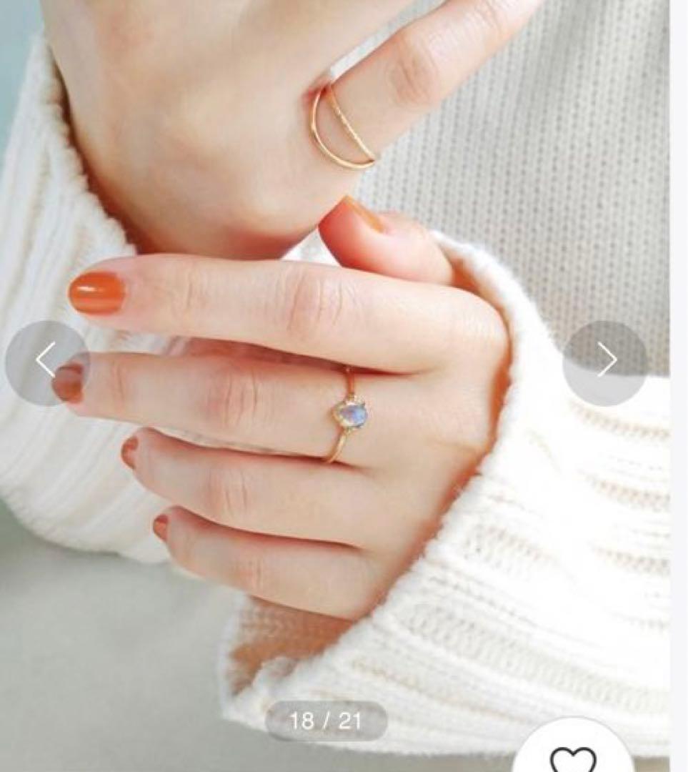 NOIR DE POUPEE K10 YG ラブラドライトペアシェイプ 11号 - メルカリ