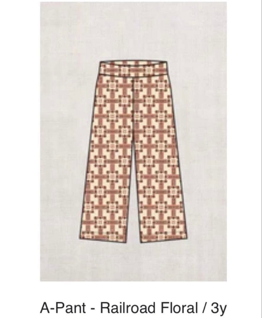 misha and puff A-Pant Railroad Floral 3y - メルカリ