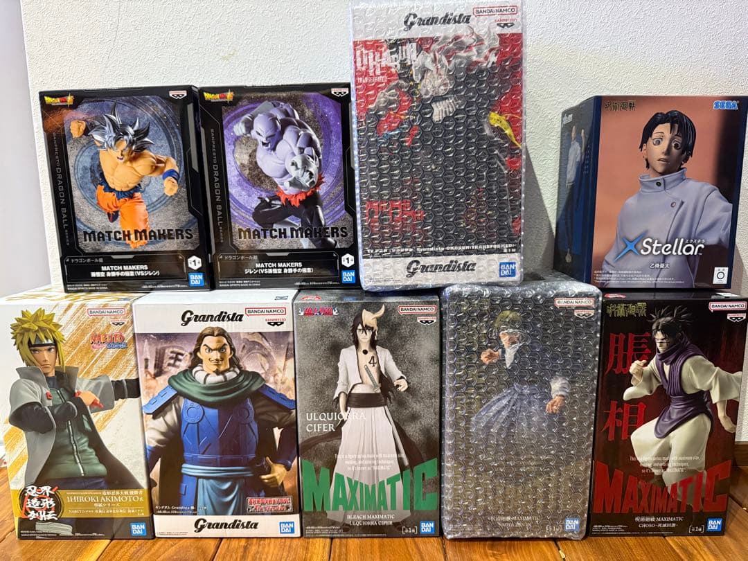 人気プライズ　フィギュア　まとめ売り　呪術　ナルト　ドラゴンボール　BLEACH
