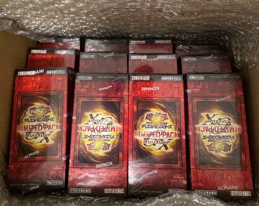 遊戯王 LIMITED PACK オシリスレッド 12box コナミスタイル|KONAMIの公式通販サイト | 【2025年9月より順次お届け