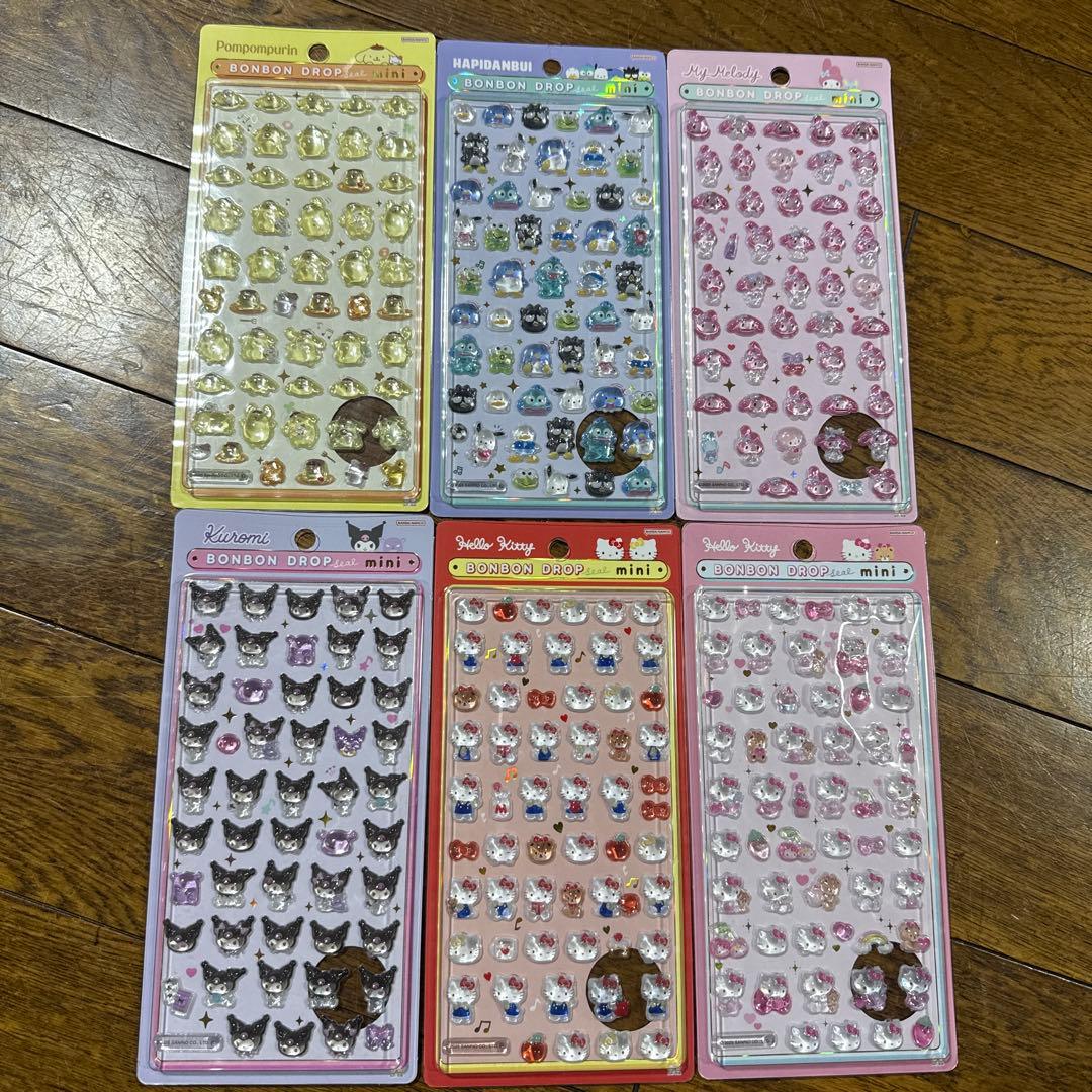 【国内正規品】ボンボンドロップシール　mini サンリオ