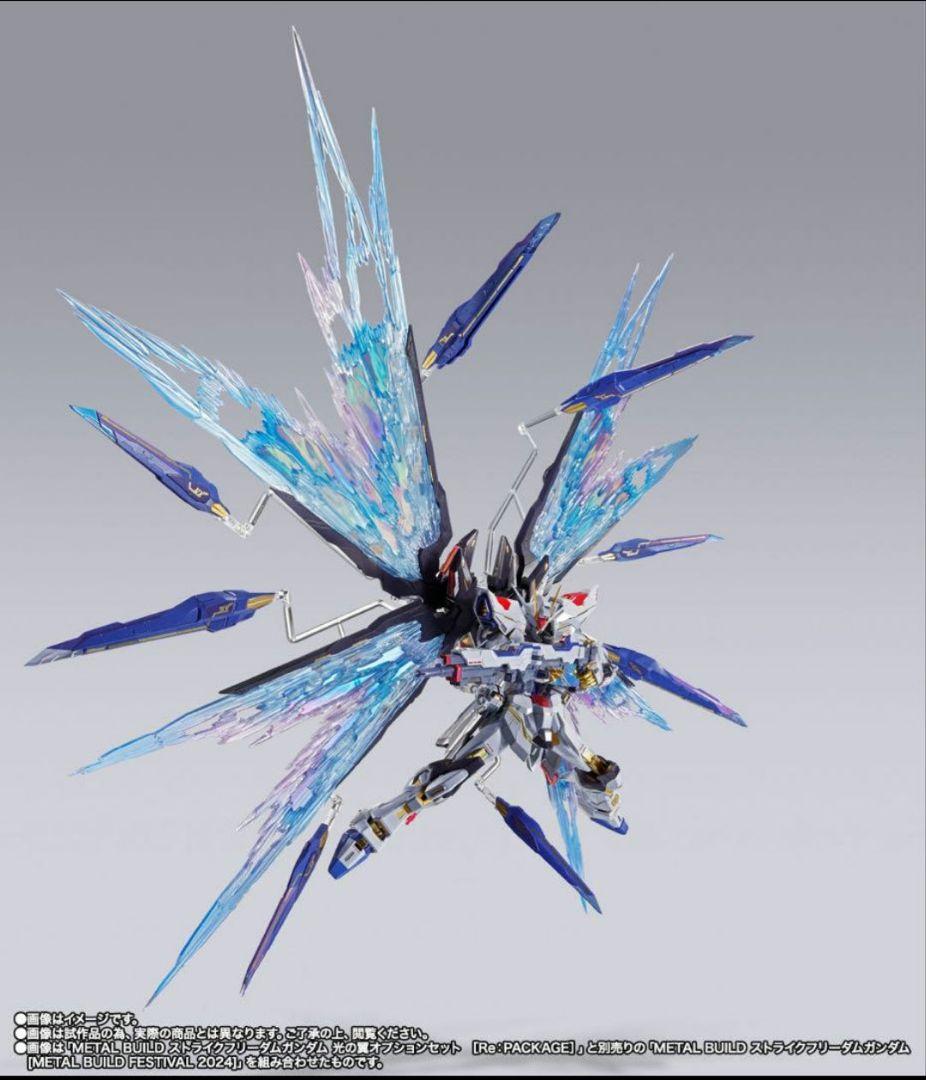 メタルビルド ストライクフリーダム & 光の翼 セット METAL BUILD ストライクフリーダムガンダム 光の翼オプションセット