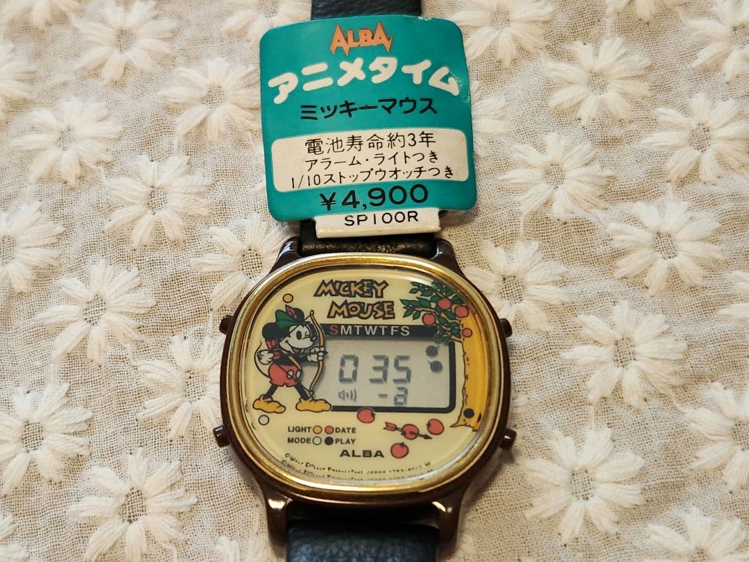 SEIKO ALBA アニメタイムミッキーマウス デジタル時計 未使用 - メルカリ