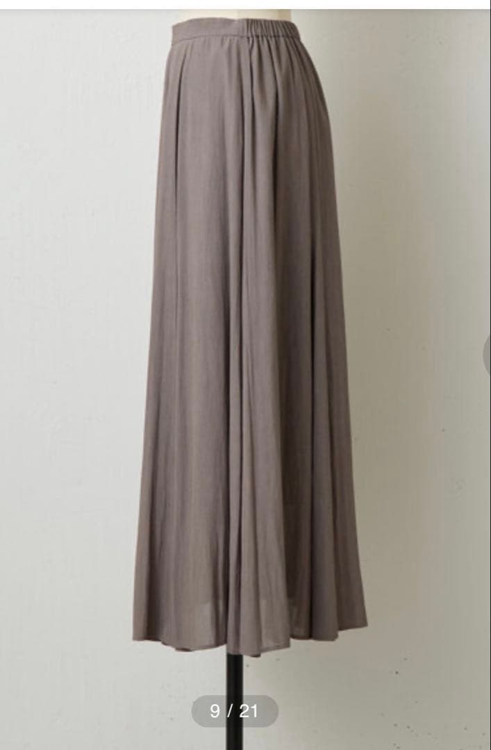 新品タグ付き BEARDSLEY 《2サイズ展開》割繊サーキュラースカート