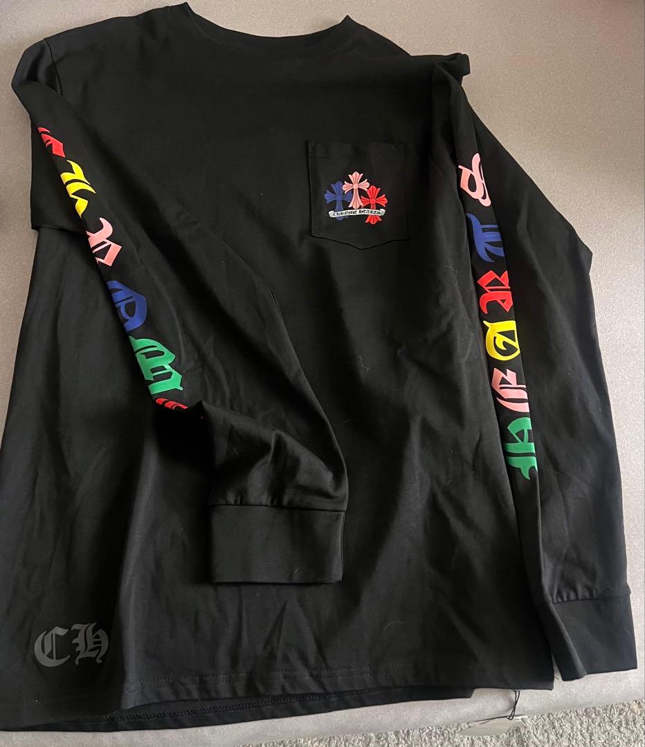 Chrome Heartsクロムハーツ　マルチカラー　ロンT