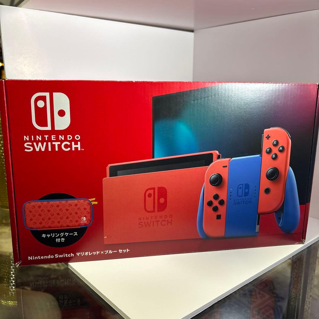Nintendo Switch マリオレッド×ブルー セット - メルカリ