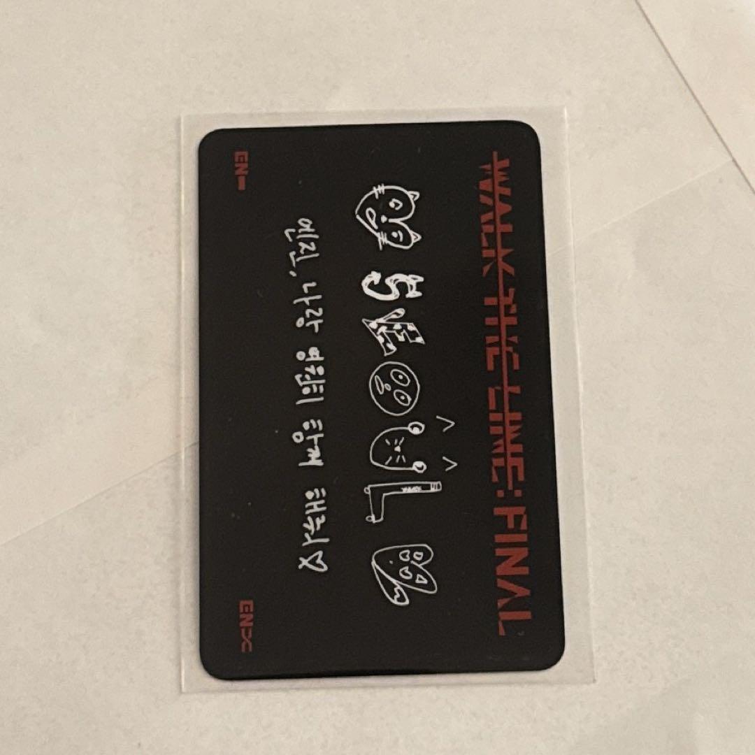 Walk the line final ジェイク トレカ enhypen タレントカード